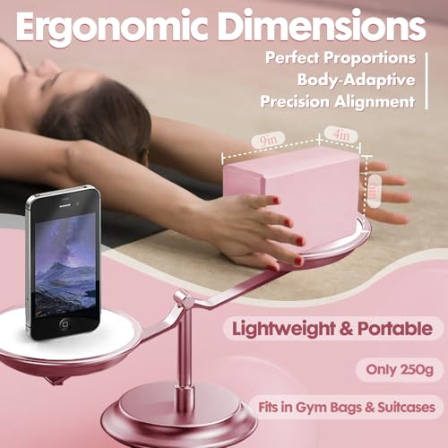 High-Density EVA Yoga Block – Hard & Thick (250g) Block for Yoga, Pilates, Dance Workout – Non-Slip Exercise Brick for Beg...