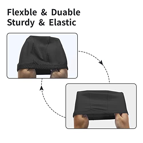 2pcs Cloth Swim Caps for Both Women & Men & Kids Fabric Durable Non-Waterproof Elastic Swimming Pool Cap Bathing Cap for L...