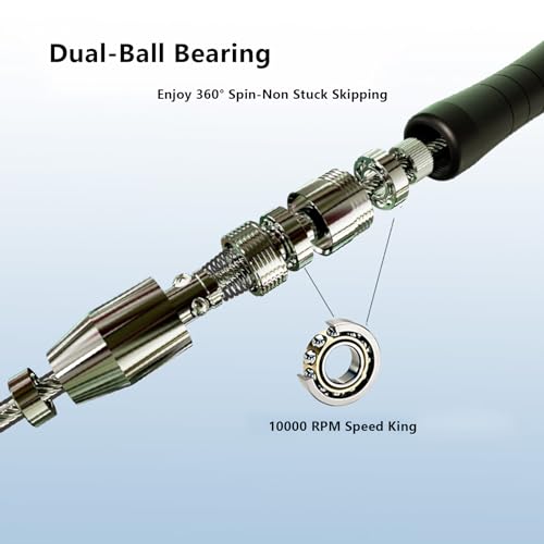 Mogold Speed Ropes Jump Rope For Men/Women- Premium Quality Tangle-Free - Self-Locking Screw-Free Design - Speed Ropes for...