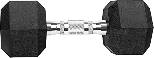 5-25LB Hex Dumbbell Set with Rack Rubber Coated Dumbbell Set with Rack 150 Pound Weight for Home Gym