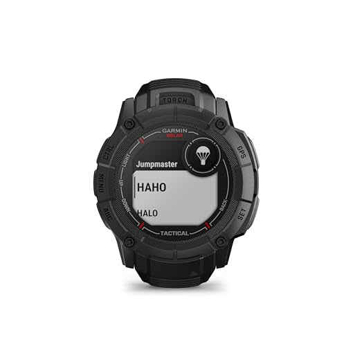 Garmin Instinct 2X Solar - Tactical Edition, Rugged GPS Smartwatch, Built-in Flashlight, Ballistics Calculator, Solar Char...