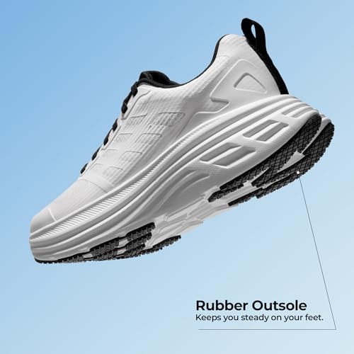 NORTIV 8 Women's Walking Shoes Cushion Running Tennis Shoes ActiveFloat Non-Slip Comfortable Breathable Workout Gym Sports...