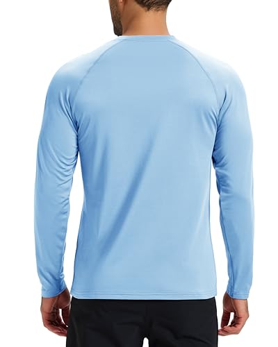 Boladeci Men's Thermal Underwear Tops Fleece Lined Base Layer Long Sleeve Shirts for Cold Weather