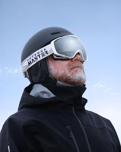 OutdoorMaster Ski Goggles with Cover Snowboard Snow Goggles OTG Anti-Fog