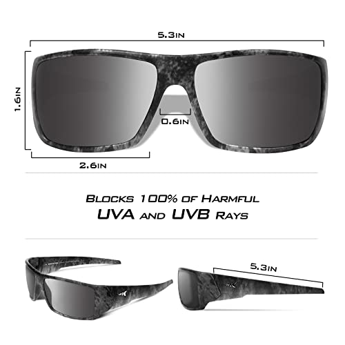 KastKing Iditarod Polarized Sport Sunglasses,PuriVex Protective Lens Coating Fishing Sunglasses For Driving Cycling Running