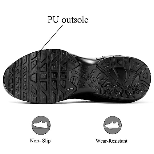 Kapsen Men's Air Running Shoes Lightweight Breathable Walking Shoes Non Slip Fashion Sneakers Mesh Workout Casual Sports S...