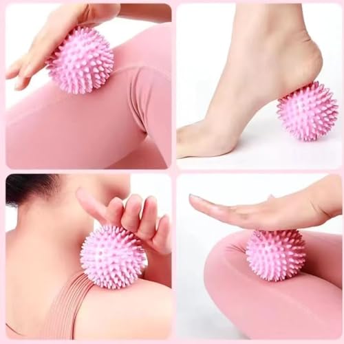Massage Ball - Spiky for Deep Tissue Back Massage, Foot Massager, Plantar Fasciitis & All Over Body Deep Tissue Muscle The...