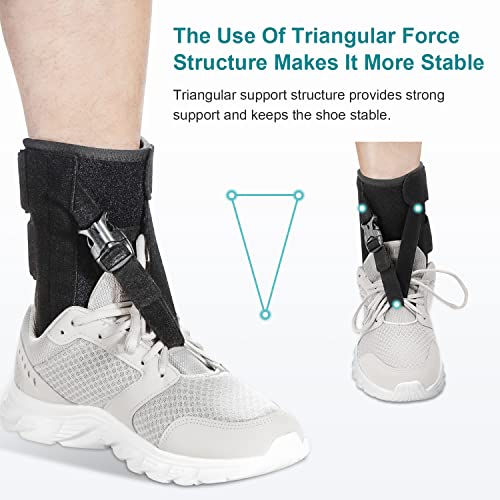 POZPO Foot Drop Brace for Walking Lifting Shoes, Drop Foot AFO Brace Help Raise Shoes, Foot Up Splint for Ankle, Improved ...