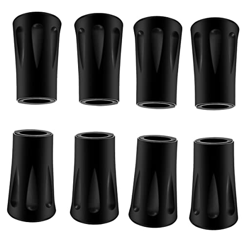 8Pcs Trekking Pole Tips Replacement Protectors, Rubber Feet for Hiking Pole Tips Rubber Tips for Walking Sticks Tips Acces...