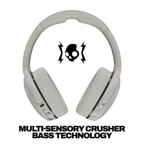 Skullcandy Crusher 540 Active Wireless Bluetooth Headphones with Multi-Sensory Bass, Noise Isolating Over-Ear Fit, Sweat a...