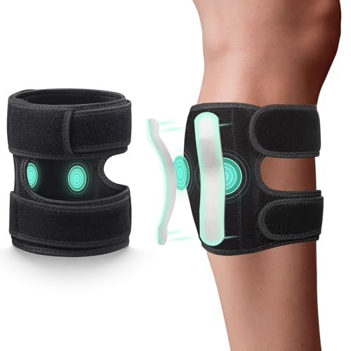 Oyakin Sciatica Pain Relief Devices Brace, Sciatic Nerve Knee Brace with Dual Adjustable Pressure Pads Targeted Compressio...