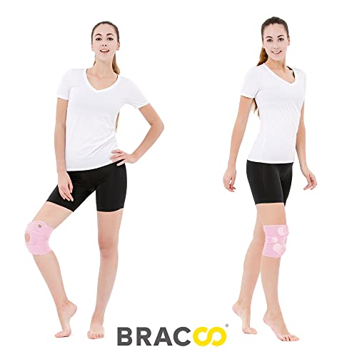 Bracoo Knee Support Brace for Men Women, Adjustable Compression Sleeve Wrap Patellar Pad Tendon - Arthritis Pain, meniscus...