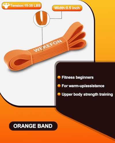 Resistance Bands Set, Pull Up Assist Bands - Stretch Resistance Band - Mobility Band Powerlifting Exercise Bands for Resis...