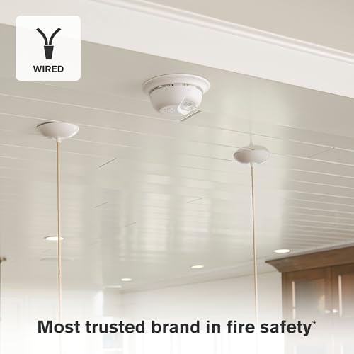 First Alert SMI100-AC, Hardwire Interconnect Smoke Alarm with Battery Backup, 6-Pack