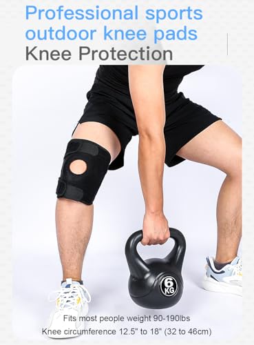 SUJAYU Knee Brace for Women Men with Side Stabilizers, Knee Braces for Knee Pain ACL MCL Arthritis Joint Pain Relief, Adju...