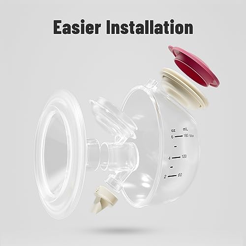 Phanpy Wearable Breast Pump Milk Collector Cup S2, Original Phanpy Breast Pump Replacement Accessories, 24 mm Flange and 2...