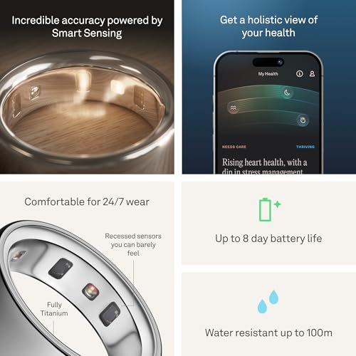 Oura Ring 4 - Silver - Size 11 - Size Before You Buy