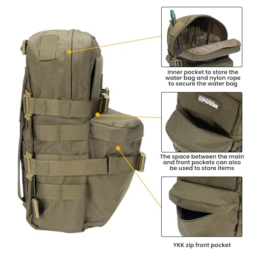 EXCELLENT ELITE SPANKER Tactical MOLLE Hydration Backpack Water Bladder Carrier Pack for Tactical Vest Backpack Plate Carrier