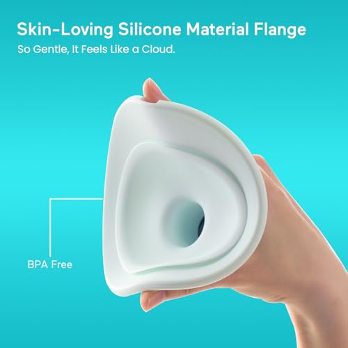 Paruu P20 Hands-Free Wearable Electric Breast Pump - 4 Modes & 12 Suction Levels, 19/21/24mm Double-Sealed Flanges, Visibl...