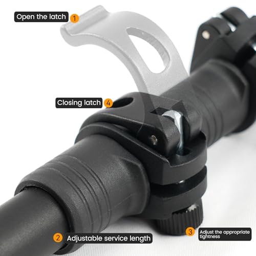 3FULGEAR Trekking Poles, Lightweight Telescopic Hiking Poles with EVA Handle Walking Sticks for Camping, Climbing, Backpac...