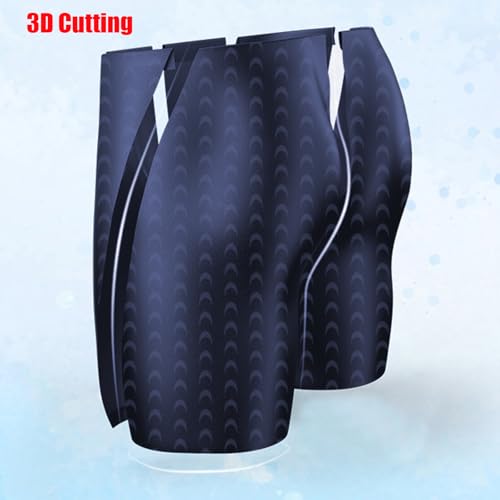 Blithestars Boys Swim Jammers Swim Trunks Kids Competitive Swim Team Suit Athletic Quick Dry Swimming Shorts with Cap UPF 50+