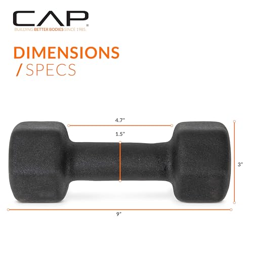 CAP Barbell Neoprene Dumbbell Weights Pairs & Sets | Multiple Colors