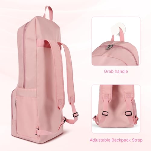 Tangoner Yoga Mat Bag Carrier Zipper Closure Multi Functional Essential Pockets Exercise Yoga Mat Holder Backpack