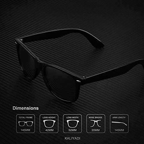 KALIYADI Sunglasses Men Polarized for Mens and Womens Unisex Sun Glasses for Driving UV Protection