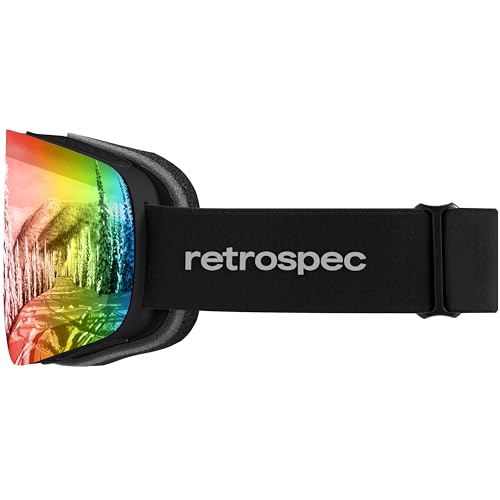 Retrospec Flume Ski Goggles for Men and Women UV Protection