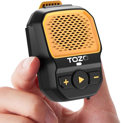 TOZO PM1 AI Smart Speaker with AI Assistants, Wearable Speaker for Hands-Free, 20 Hour Playtime Clip-On Wireless Portable ...