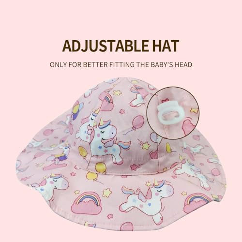 Baby Sun Hat Toddler Kids Wide Brim Sun Protection Hats Infant Beach Swimwear Bucket Cap