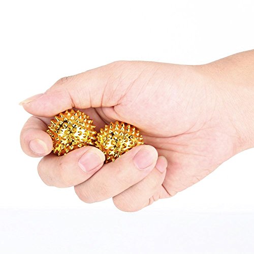 Spiky Magnetic Massage Balls, Pressing Hand Acupoints Balls, Hand Acupuncture Ball Massage Physical Body Acupressure, Manu...