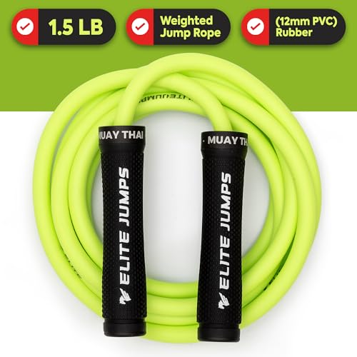 Muay Thai 3.0 Weighted Jump Rope for Men & Women - Professionally Designed for High-Intensity Training | Muay Thai, MMA & ...