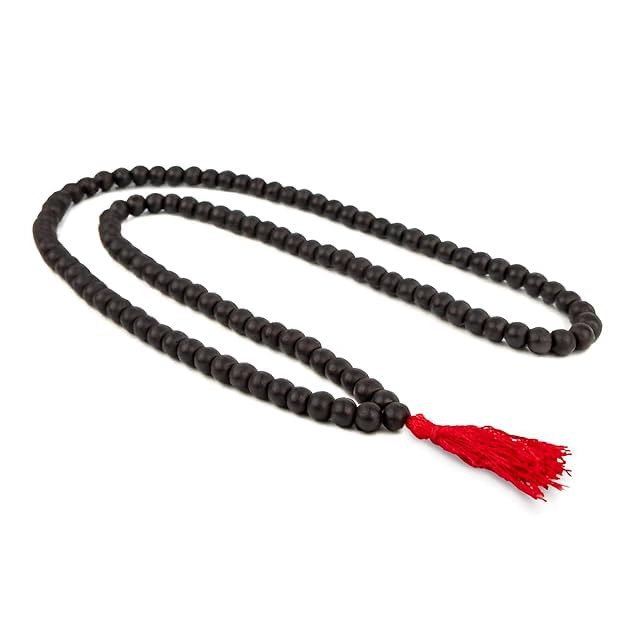 Astrotalk Certified 100% Natural Karungali Malai Original 108 Beads (8mm) | Blessings from Lord Murugan | Spiritual Mala for Pea