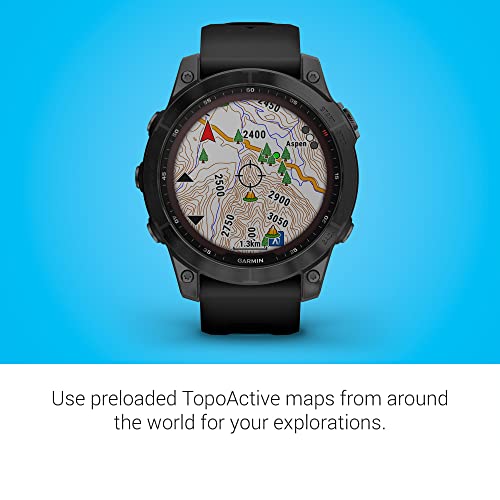Garmin - fenix 7 Solar GPS Smartwatch 47mm - Slate Gray - 010-02540-10 (Renewed)