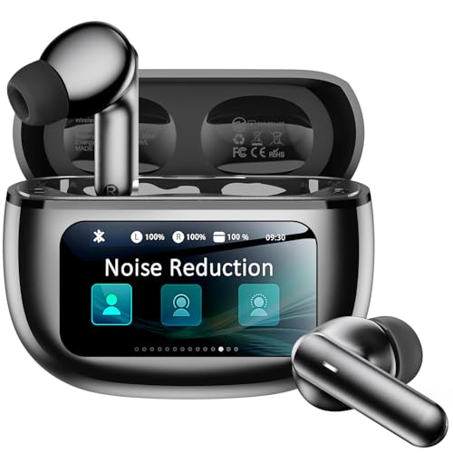 Wireless Earbuds, Ear Buds Active Noise Cancelling with Charging Case, 6.0 Bluetooth Earbuds with AI Clear Calls, 40H Play...