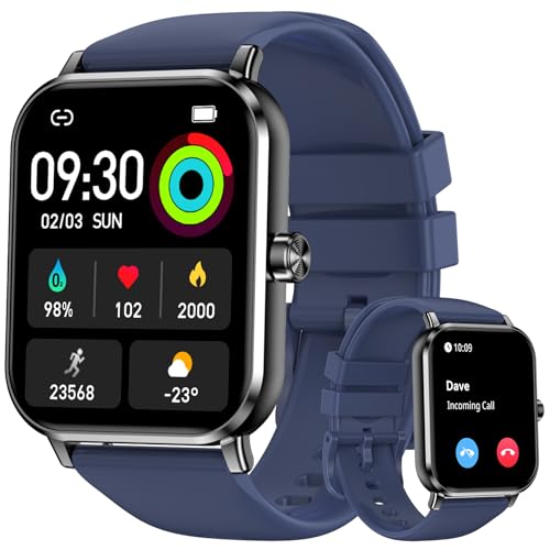 Smart Watches for Women Men, 1.83" HD Touchscreen, Bluetooth Calling, 130+ Professional Sports Modes, Heart Rate and Sleep...