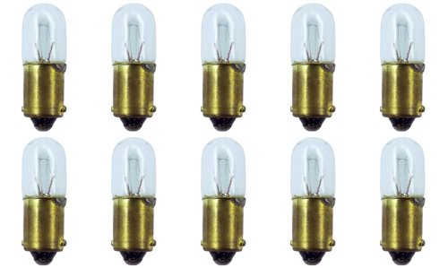 Cec Industries 756 Bulbs, 14V 1.12W Ba9S Base, T-3.25 Shape, Box Of 10