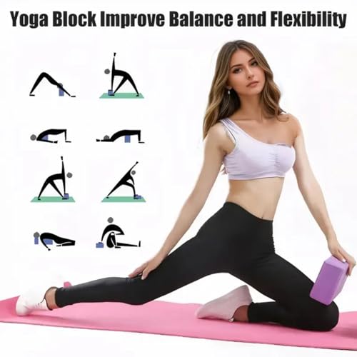 Non-Slip High-Density Yoga Foam Block – Balance & Support for Yoga, Pilates & Meditation