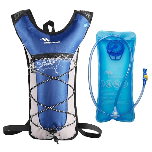 Mobihome Hydration Backpack & 2L Leak Proof Water Hydration Bladder,Lightweight Running Backpack & Hydration Pack, Runnin...