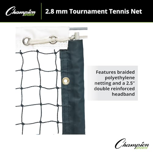 Champion Sports3.0 mm Tournament Tennis Net