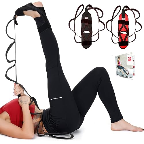 Foot and Calf Fascia Stretcher for Plantar Fasciitis, Physiotherapy Stretching Strap, Yoga Stretch Strap Improves Strength...