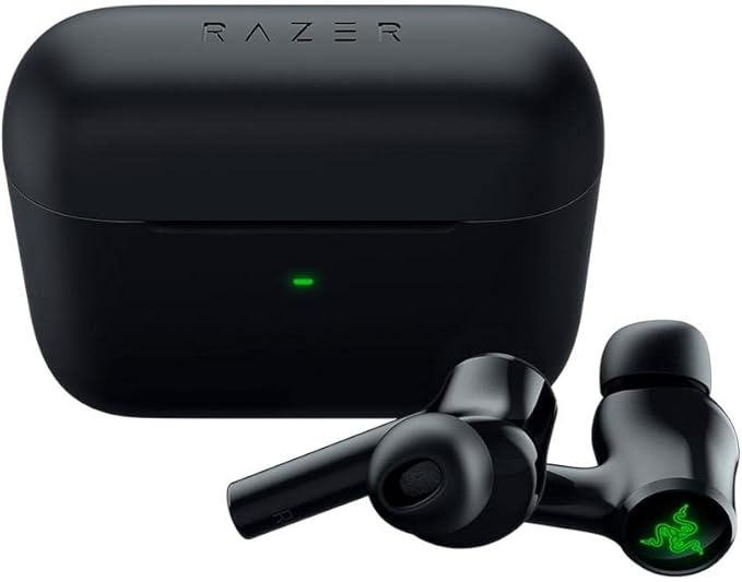 Razer Hammerhead True Wireless (2nd Gen) Bluetooth Gaming Earbuds: Chroma RGB Lighting -60ms Low-Latency- Active Noise Can...