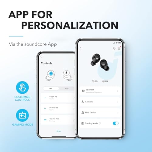 Soundcore by Anker A20i True Wireless Earbuds, Bluetooth 5.3, App, Customized Sound, 28H Long Playtime, Water-Resistant, 2...