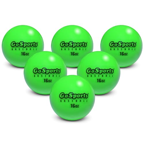 GoSports Weighted Training Balls - Choose Baseball or Softball - Hitting & Pitching Training for All Skill Levels - Improv...