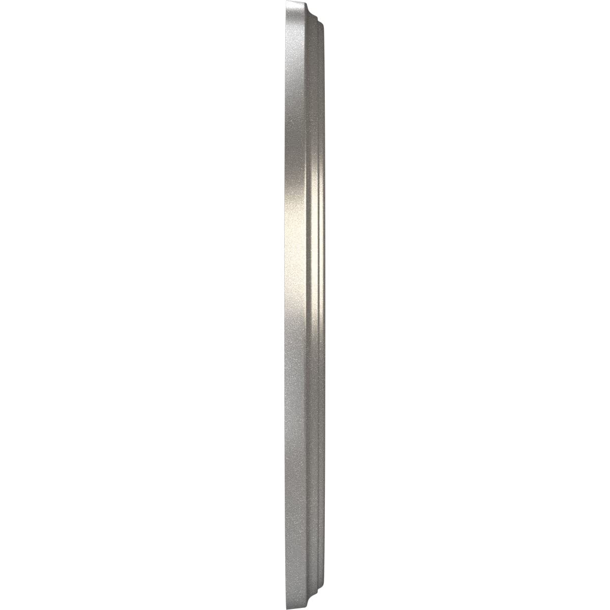 Ekena Millwork 10Od X 3 1/2Id X 3/4P Berkshire Thermoformed Pvc Ceiling Medallion (Fits Canopies Up To 4 1/2), Aged Dark Steel
