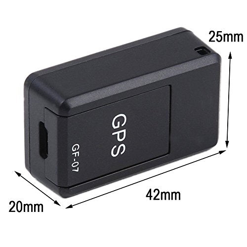 GF-07 Mini GPS Tracker, Magnetic Mini GPS Real Time Long Standby Tracking Device for Vehicle Car Person Dog Pet(Size:About...