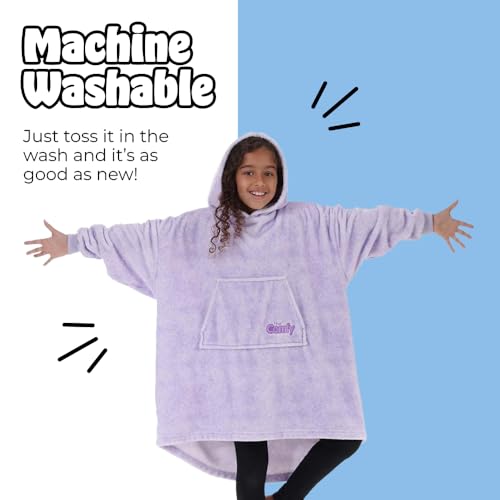 THE COMFY Dream Jr for Kids | Lightweight Microfiber Fleece Wearable Blanket with Hood & Pocket | Seen on Shark Tank