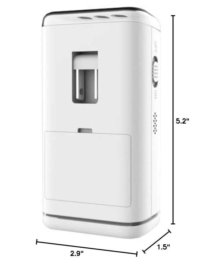 Eton 10-Year Carbon Monoxide Detector, Digital Display, LED Status Indicator, Emergency LED Flashlight, Plug-in with Battery Backup, Energizer Batteries