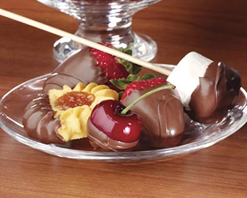 Nostalgia 3 Tier Electric Chocolate Fondue Fountain Machine for Parties - Melts Cheese, Queso, Candy, and Liqueur - Dip St...